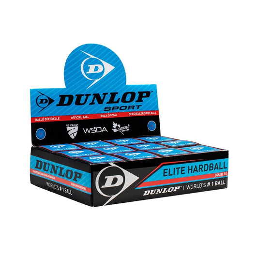 Dunlop Elite Doubles Hard Squash Ball (Box of 12)