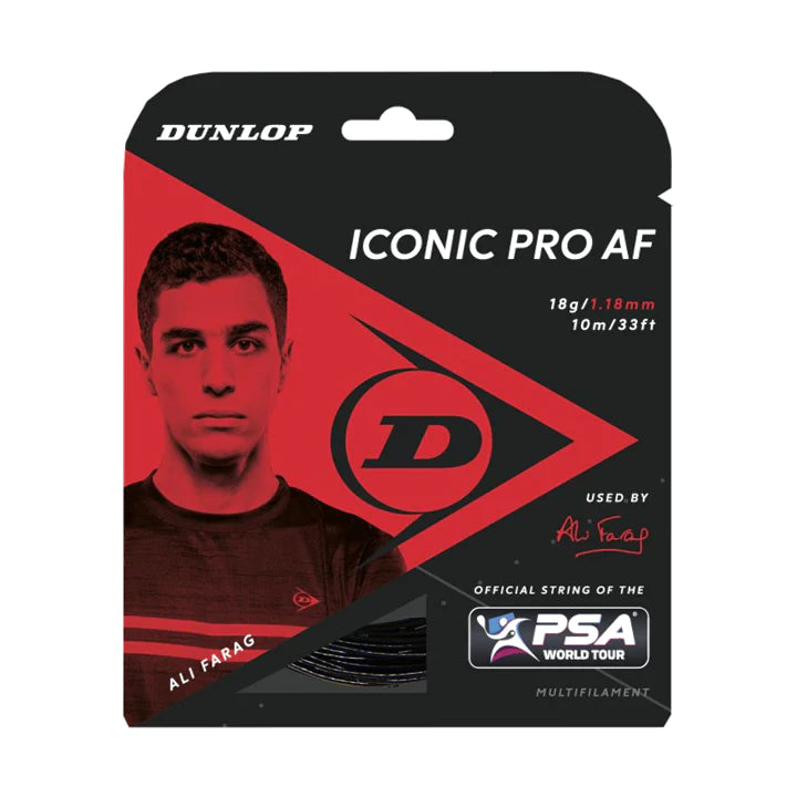 Dunlop Iconic Pro AF 18 / 1.18mm Squash String