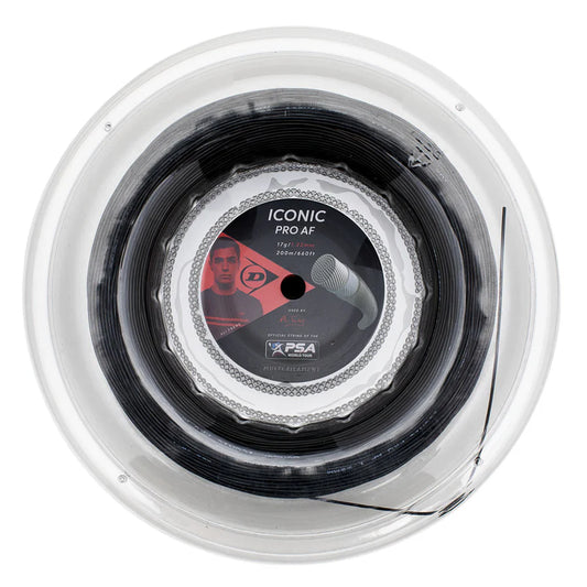 Cordage de squash Dunlop Iconic Pro AF 17 / 1,22 mm