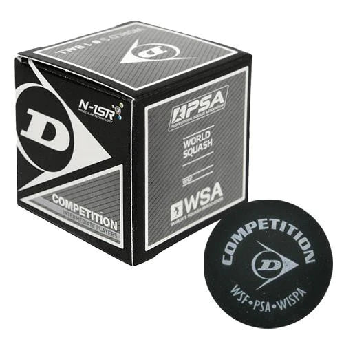 Dunlop Competition Single Yellow Dot Squash Ball