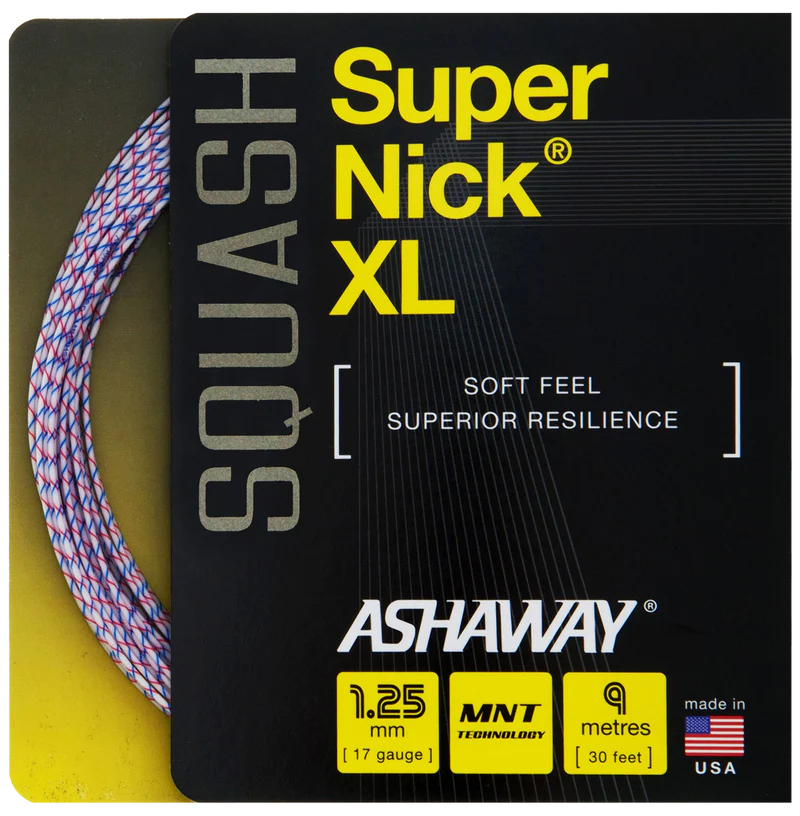 Ashaway Supernick XL Squash String 17G / 1.25mm