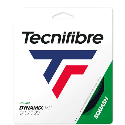 Tecnifibre Dynamix VP 17G / 1.20mm Squash String (Black)