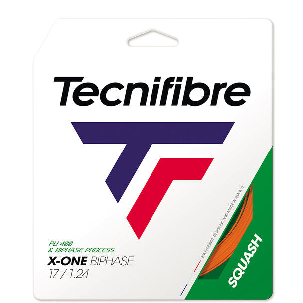 Tecnifibre X-One Biphase Squash String Orange 17G / 1.24mm